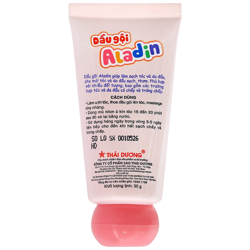 Dầu gội dược liệu Aladin điều trị chấy, loại bỏ trứng chấy - 7